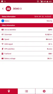 easyTRACK android App screenshot 2